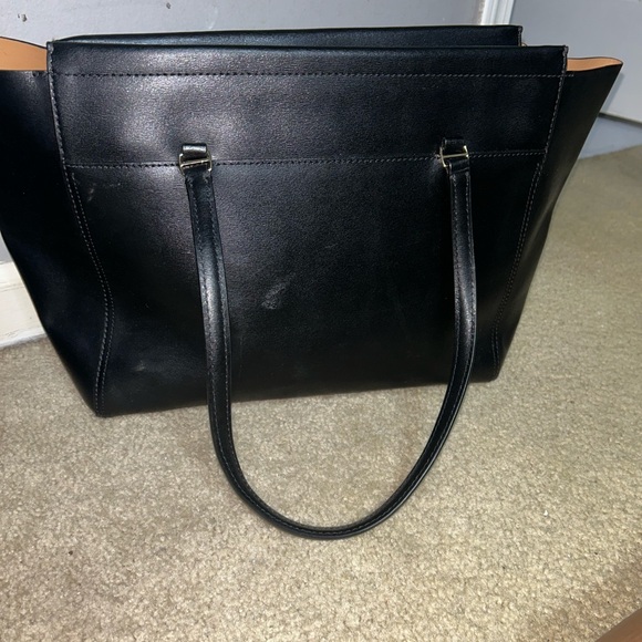 Tory Burch Black Leather Tote - Picture 8 of 12